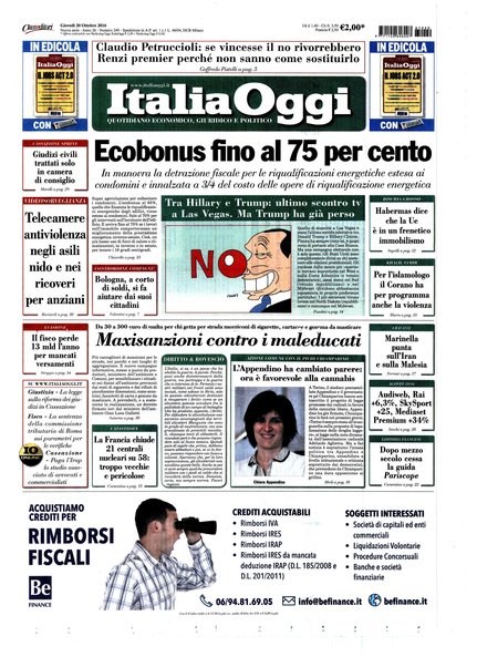 Italia oggi : quotidiano di economia finanza e politica